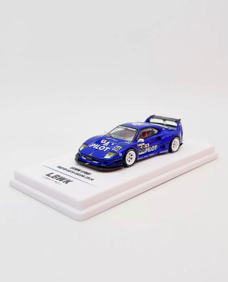 INNO64 1:64 LBWK F40 Tokyo Auto Salon 2024 (Blue)