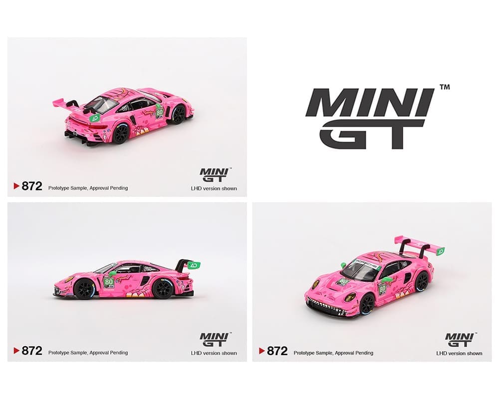 Mini GT 1:64 Porsche 911 GT3 R #80 AO Racing 2023 IMSA VIRginia Roxy