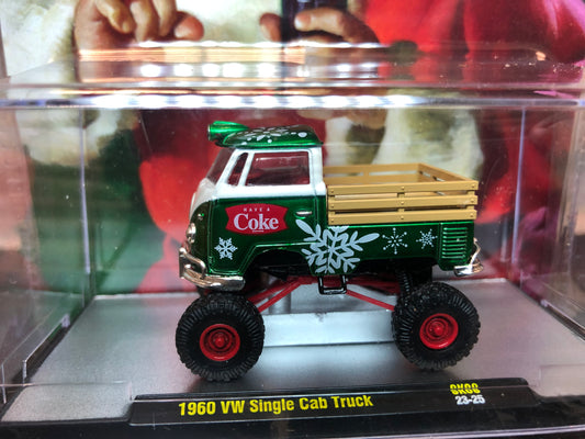 M2 Machines 2023 Coca-Cola Christmas 1960 VW Single Cab Truck SK08