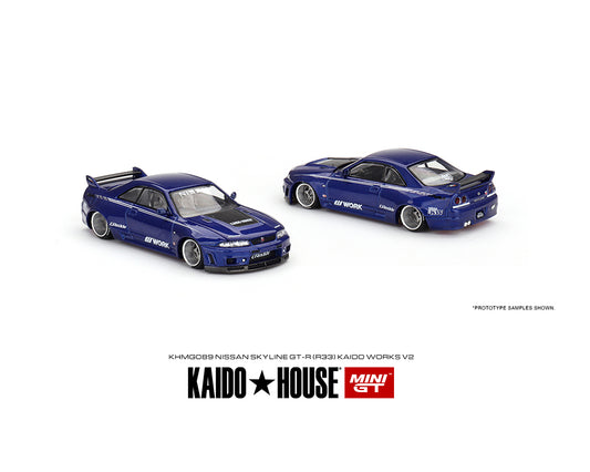 Kaido House x Mini GT 1:64 Nissan Skyline GT-R (R33) Kaido Works V2