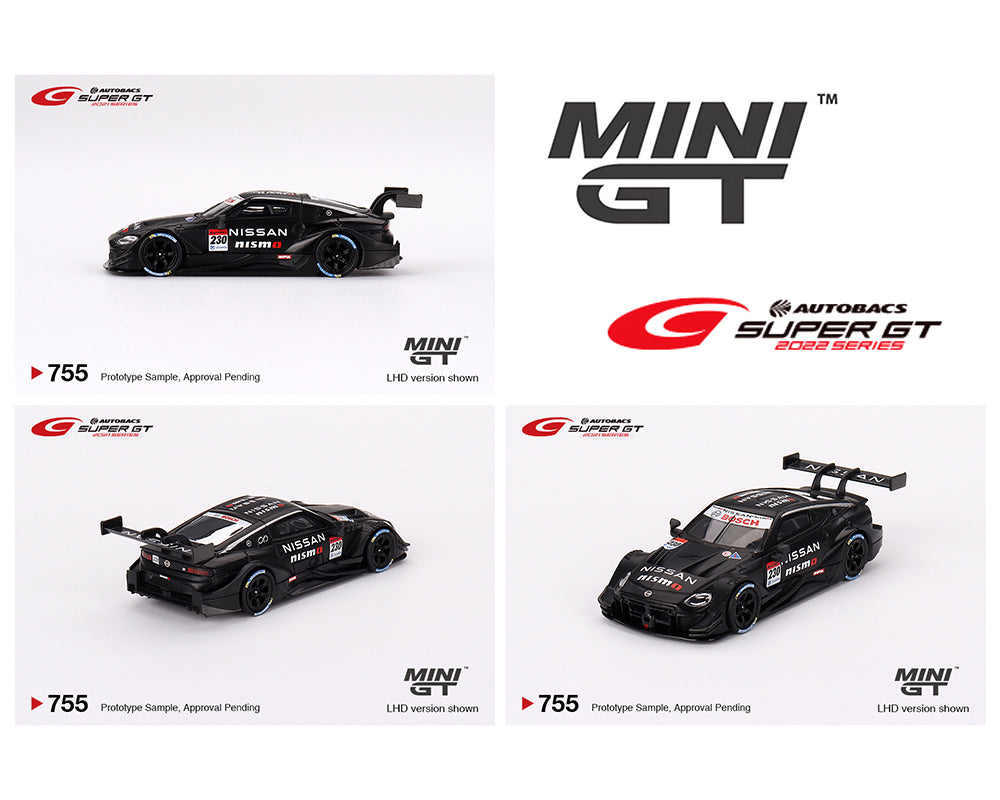 Preorder) Mini GT 1:64 Super GT Series Nissan Z GT500 #230 2021 NISMO Presentation – Japan Exclusives ETA August 2024