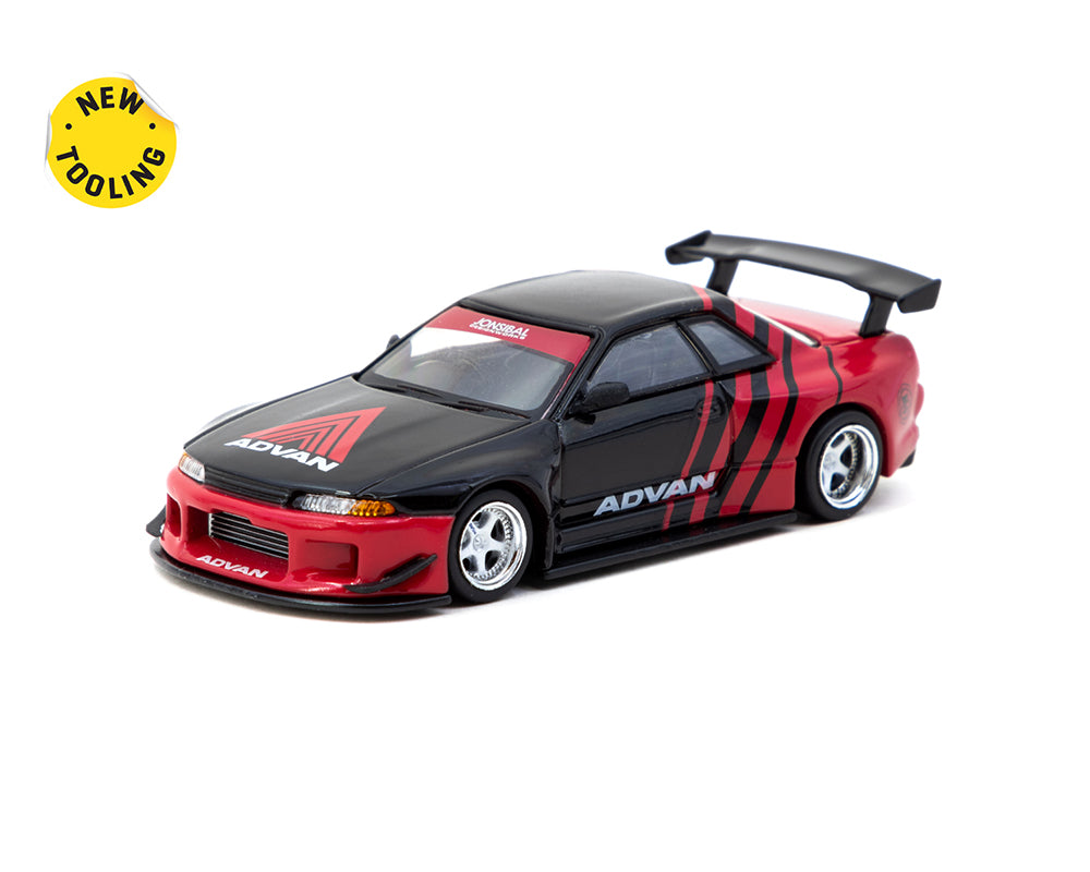 Tarmac Works 1:64 Nissan Skyline GT-R R32 ADVAN Widebody Jonsibal 2024 JCCS Special – Global64