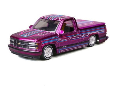 Maisto 1:64 1992 Chevrolet 454 SS Lowriders – Candy Pink – Design Lowriders – MiJo Exclusives Limited Edition 3,600 Pieces