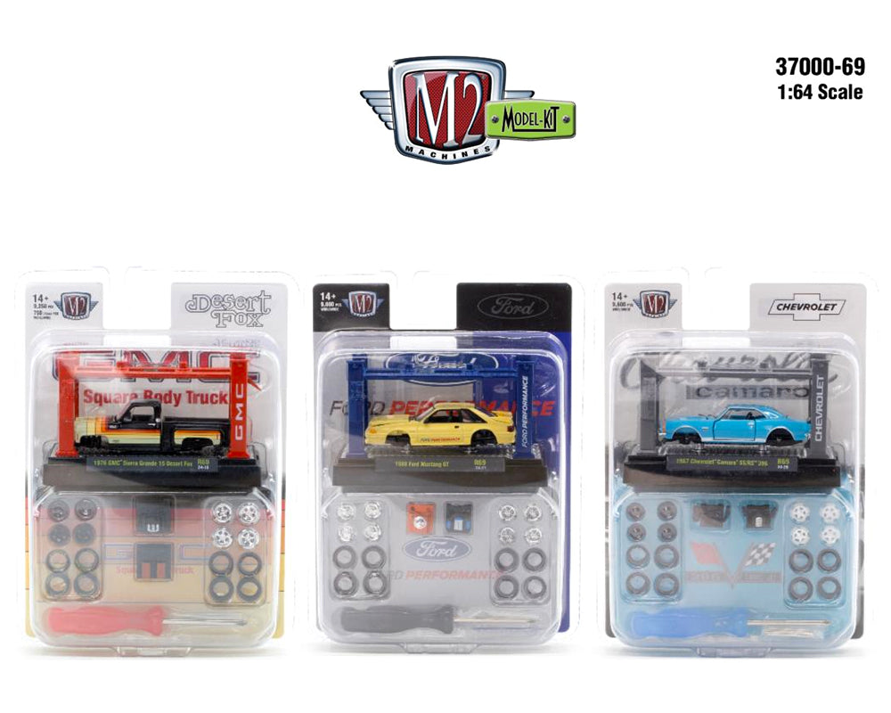 M2 Machines 1:64 Model-Kit Release 69 Assortment