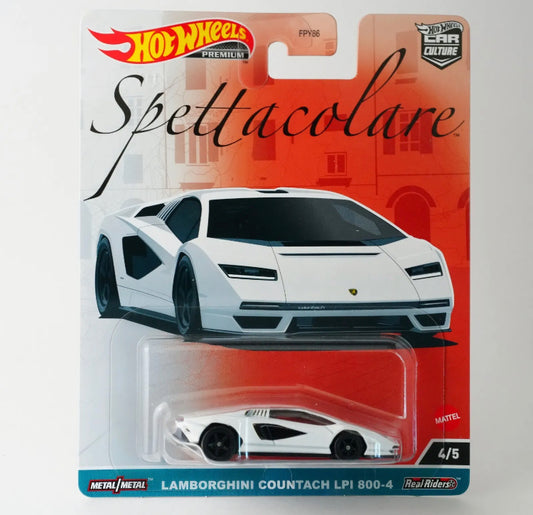 Hot Wheels Premium Lamborghini Countach LPI 800-4 Spettacolare Car Culture