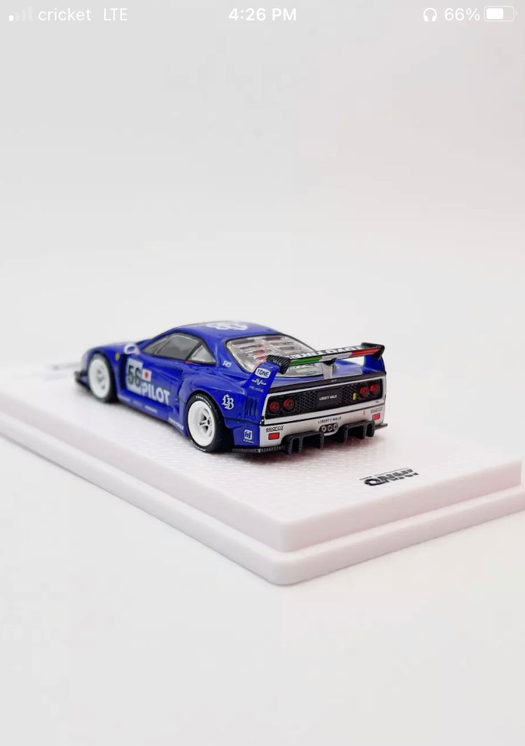 INNO64 1:64 LBWK F40 Tokyo Auto Salon 2024 (Blue)