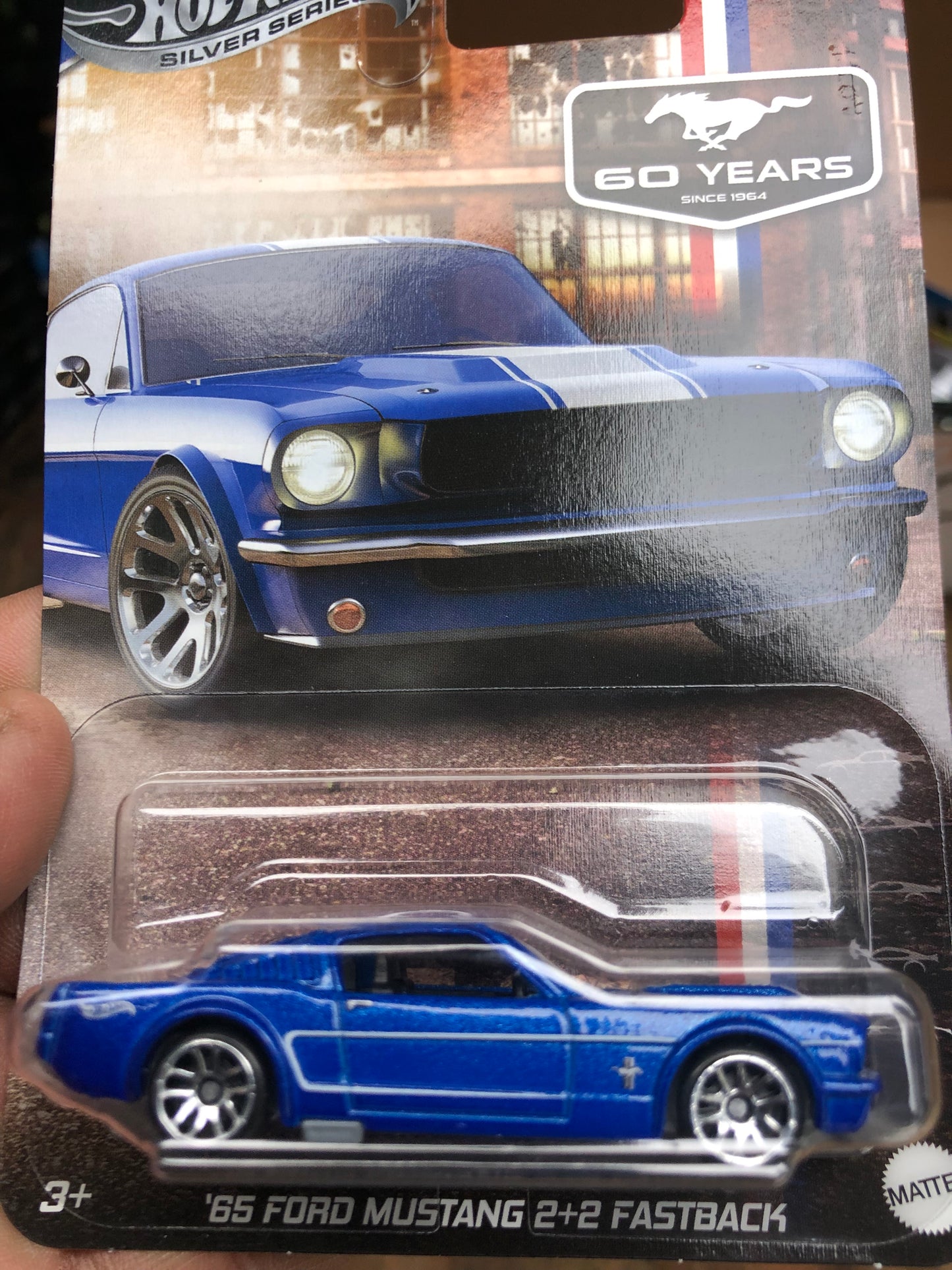 2024 Hot Wheels FordMustang 60 Years Silver Series Rtr Spec5 Boss 302 Mach 1 Set