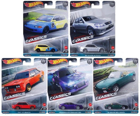 2023 Hot Wheels Car Culture Modern Classics Set of