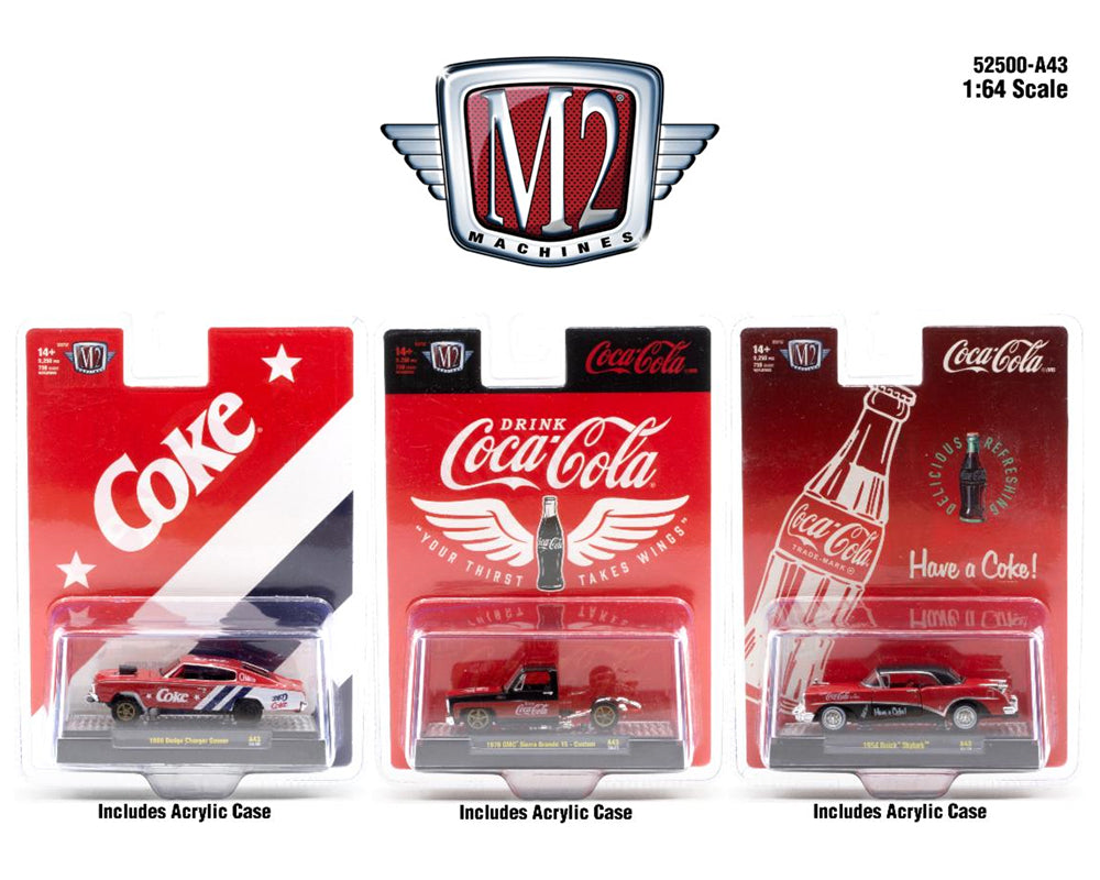 M2 Machines 1:64 Coca-Cola 2024 Release A43 Assortment