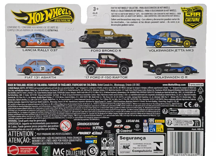 Hot Wheels Premium 2 Pack VOLKSWAGEN JETTA MK3 / VOLKSWAGEN ID R 2024 1/64 diescast