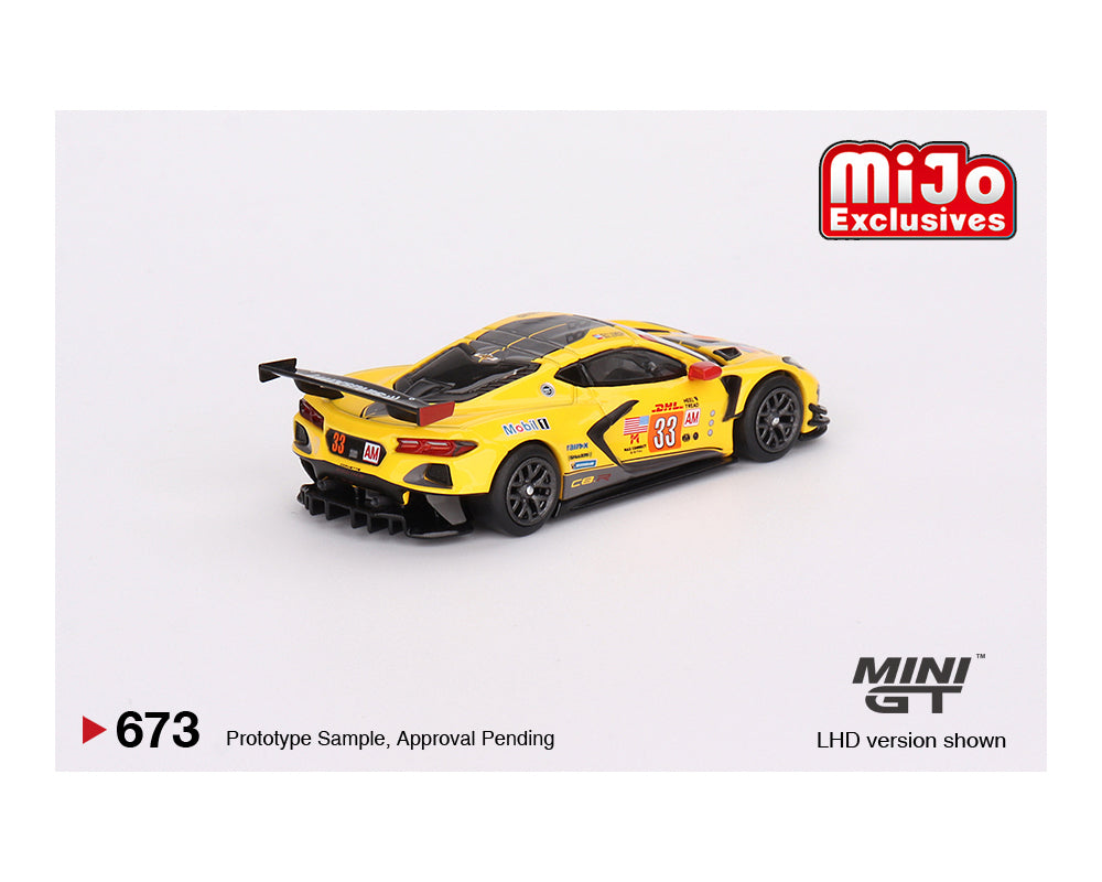 Preorder) Mini GT 1:64 Chevrolet Corvette C8R Racing Cars #3 & #33 Winners with Western Star Transporter – Mijo Exclusives