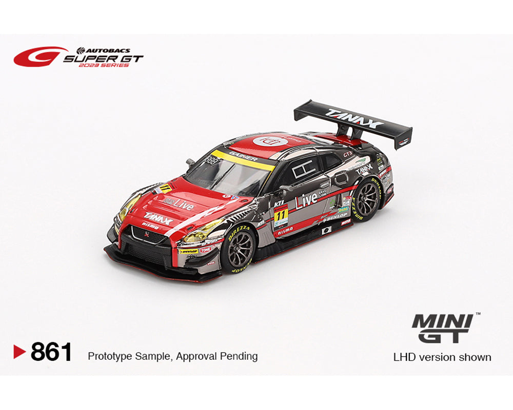 Mini GT 1:64 Japan Exclusive Nissan GT-R NISMO GT3 #11 “GAINER TANAX GT-R” GAINER 2023 SUPER GT SERIES