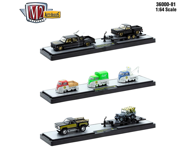 M2 Machines 1:64 Auto-Haulers Release 81 Assortment