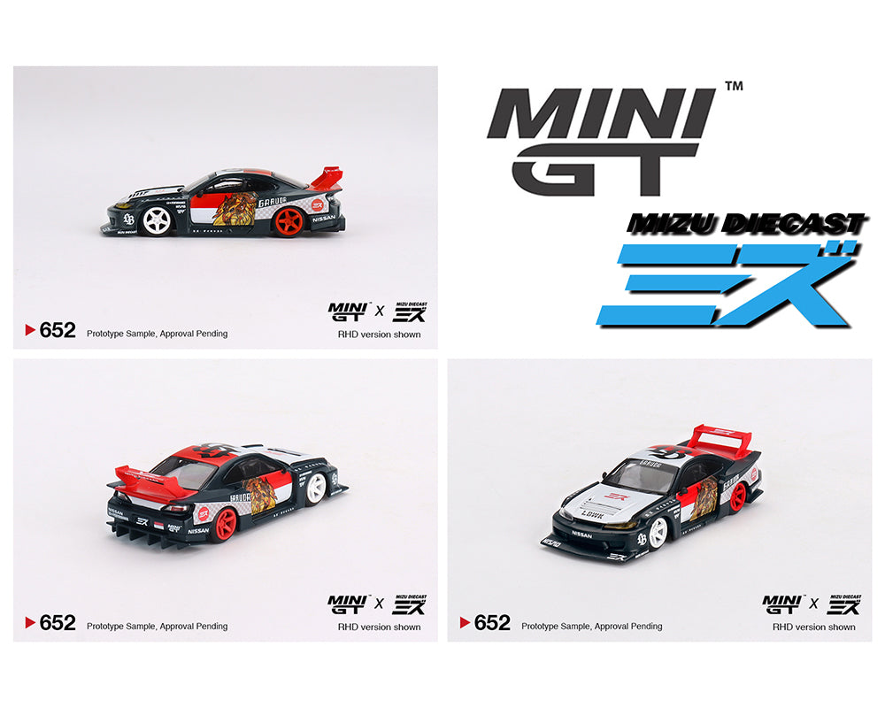 Mini GT 1:64 Nissan LB-Super Silhouette S15 SILVIA “Garuda” MINI GT x MIZU Diecast