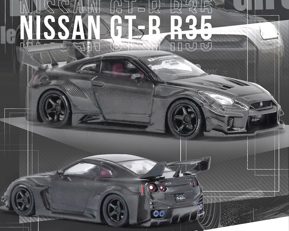 INNO64 1:64 NISSAN GT-R (R35) LBWK SUPER SILHOUETTE 35GT-