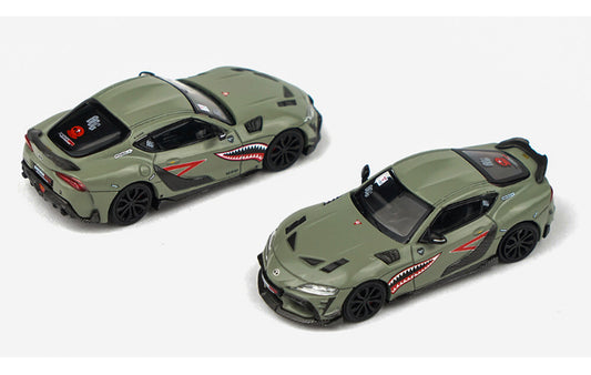 Pop a race 1/64 DARWIN PRO 66G NWB SUPRA A90 - GREEN - 2024 preorder August