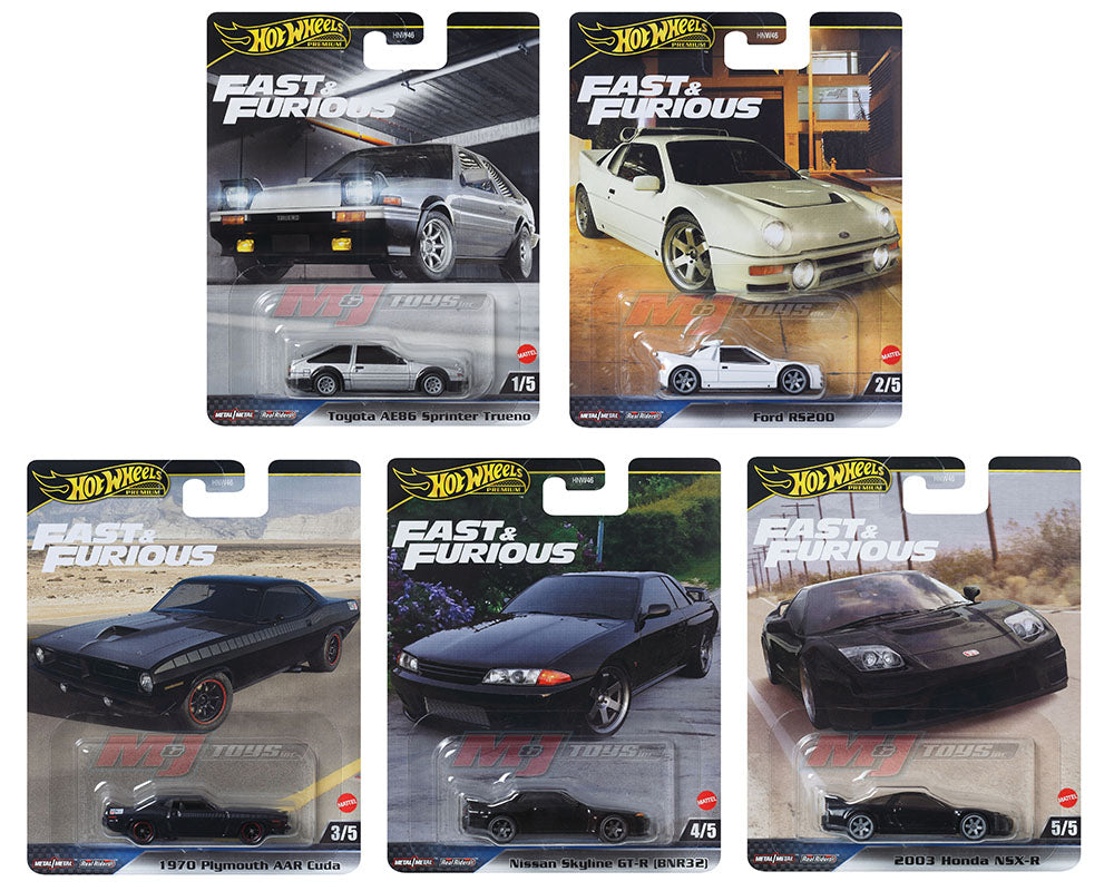 On hand Hot Wheels 1:64 Fast & Furious Premium 2024 E Assortment