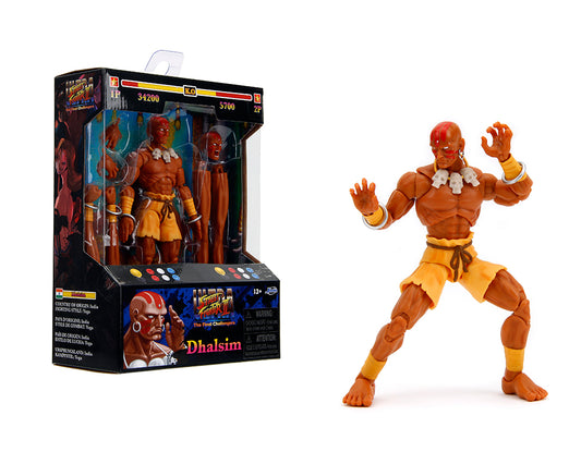 Jada Action Figure 6″ Dhalsim – Ultra Street Fighter II: The Final Challengers