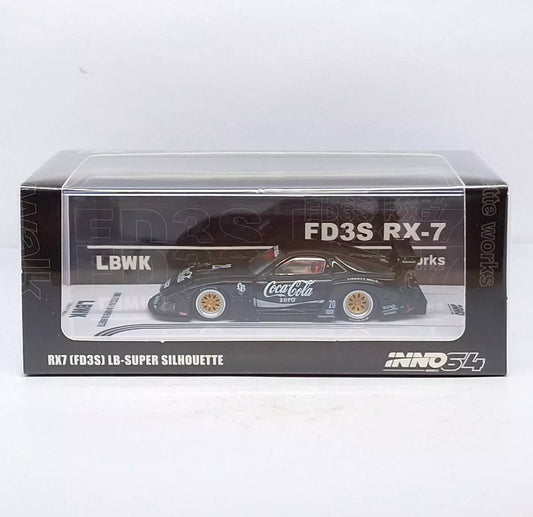 INNO64 1/64 LBWK MAZDA RX7 ( FD3S ) LB-SUPER SILHOUETTE WORKS COCA COLA NEW RX-7