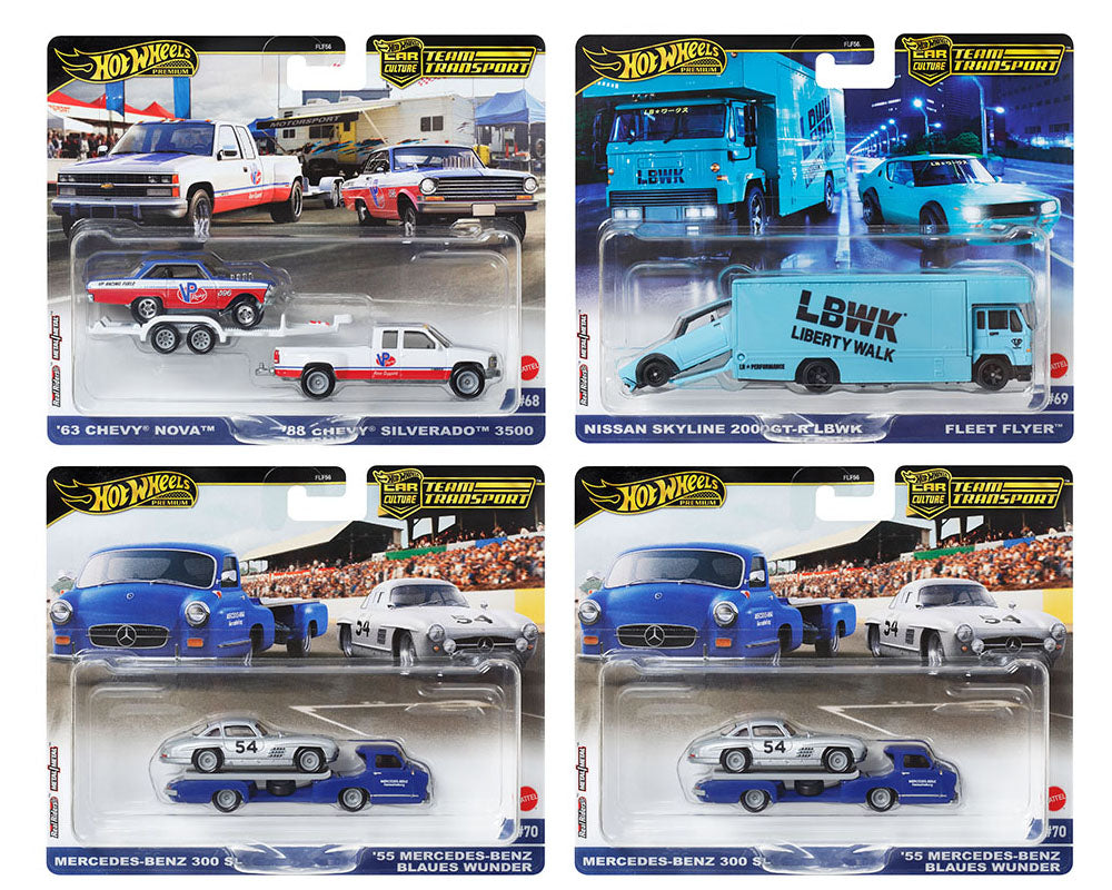 Preorder) Hot Wheels 1:64 Team Transport 2024 C Case Assortment