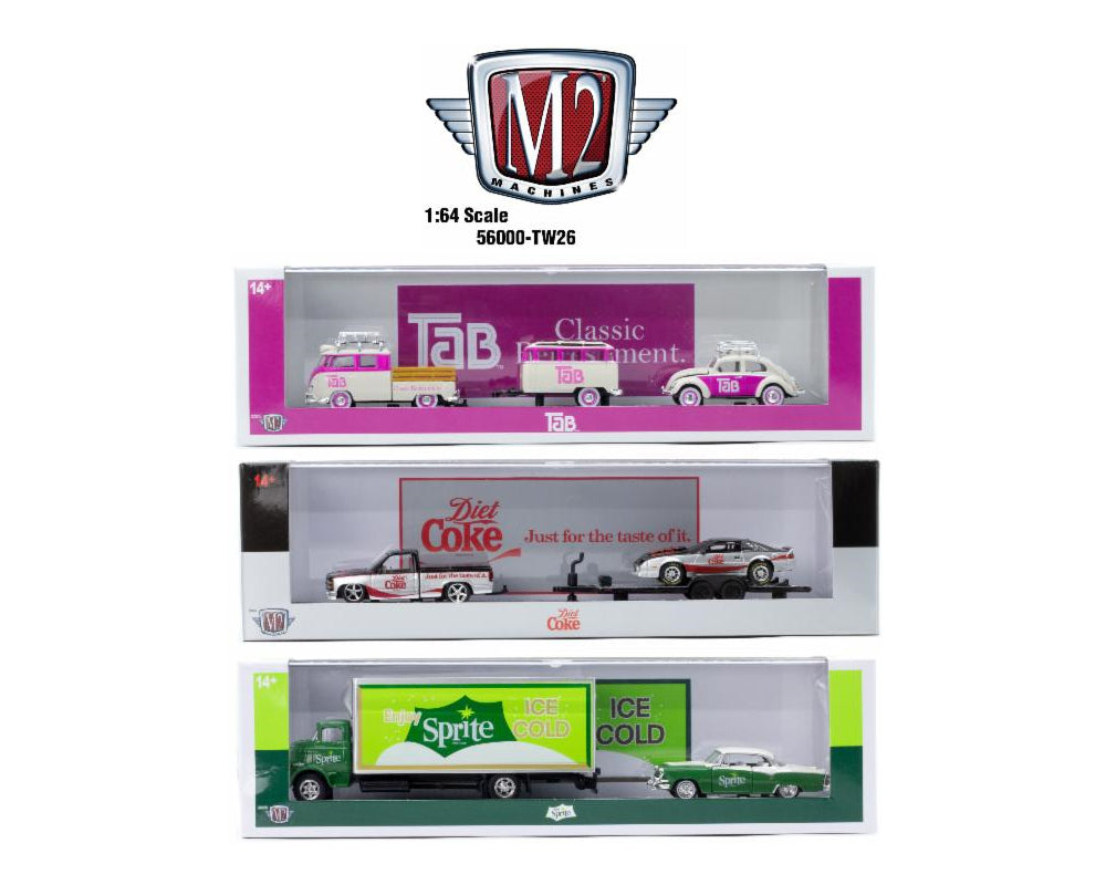 M2 Machines 1:64 Auto-Haulers Coca-Cola Release TW26 Assortment