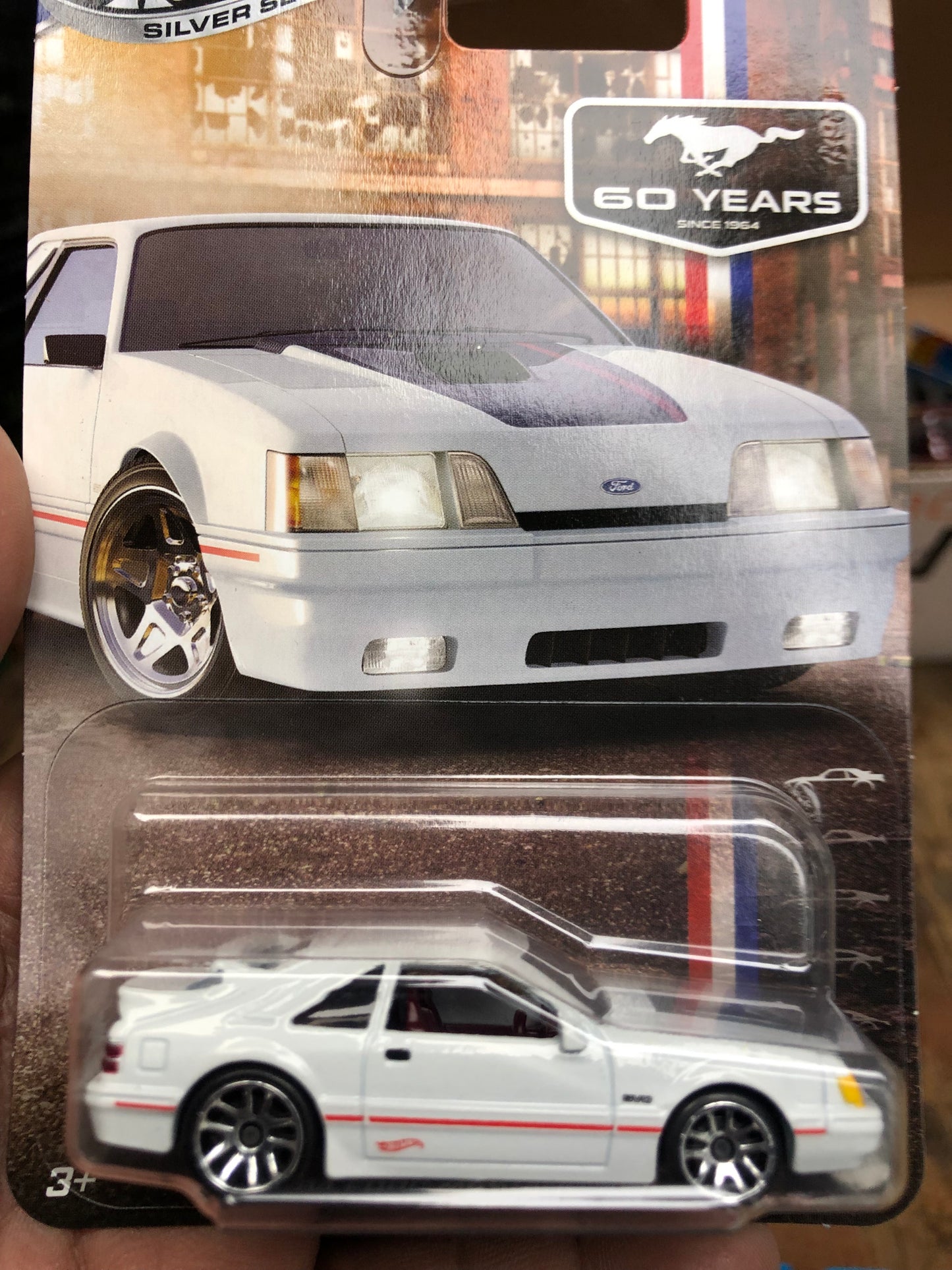 2024 Hot Wheels FordMustang 60 Years Silver Series Rtr Spec5 Boss 302 Mach 1 Set