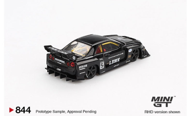 Mini GT 1:64 Nissan LB-ER34 Super Silhouette SKYLINE – Black
Preorder ETA April 2025