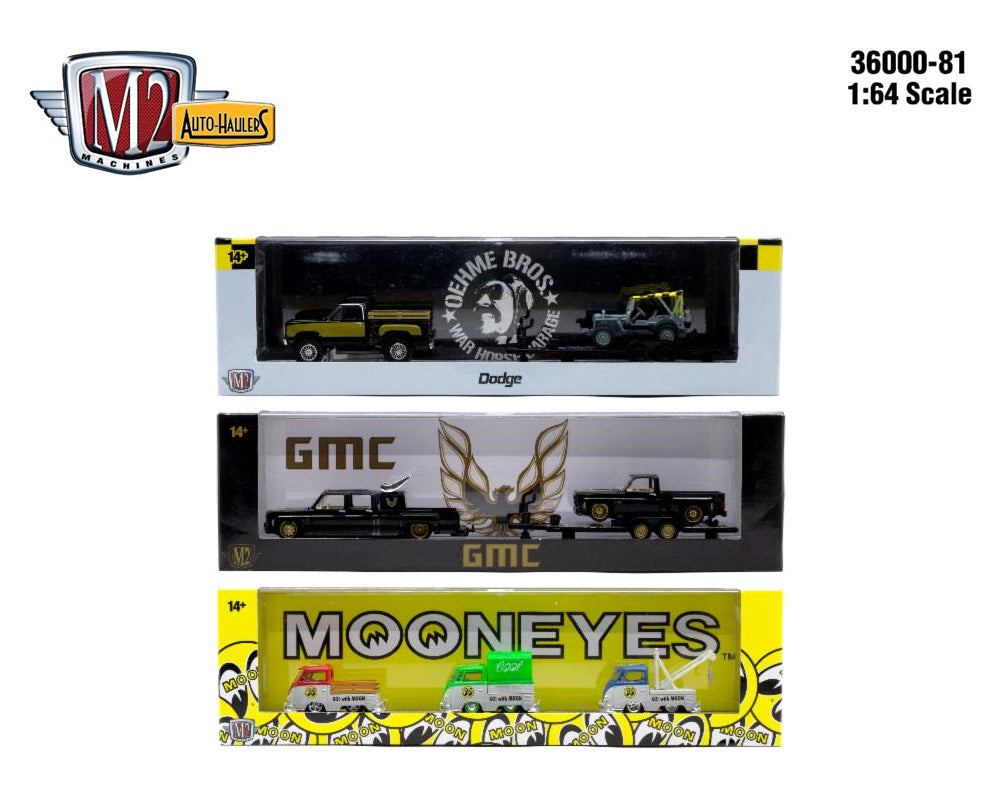 M2 Machines 1:64 Auto-Haulers Release 81 Assortment