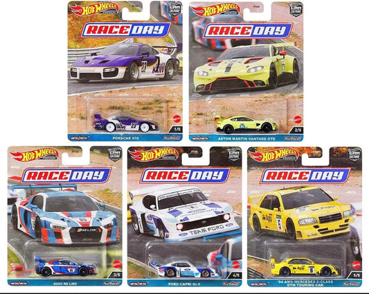 Hot Wheels Car Cultures 2023 D Case Race Day Set of 5 Cars FPY86-959D 1/64