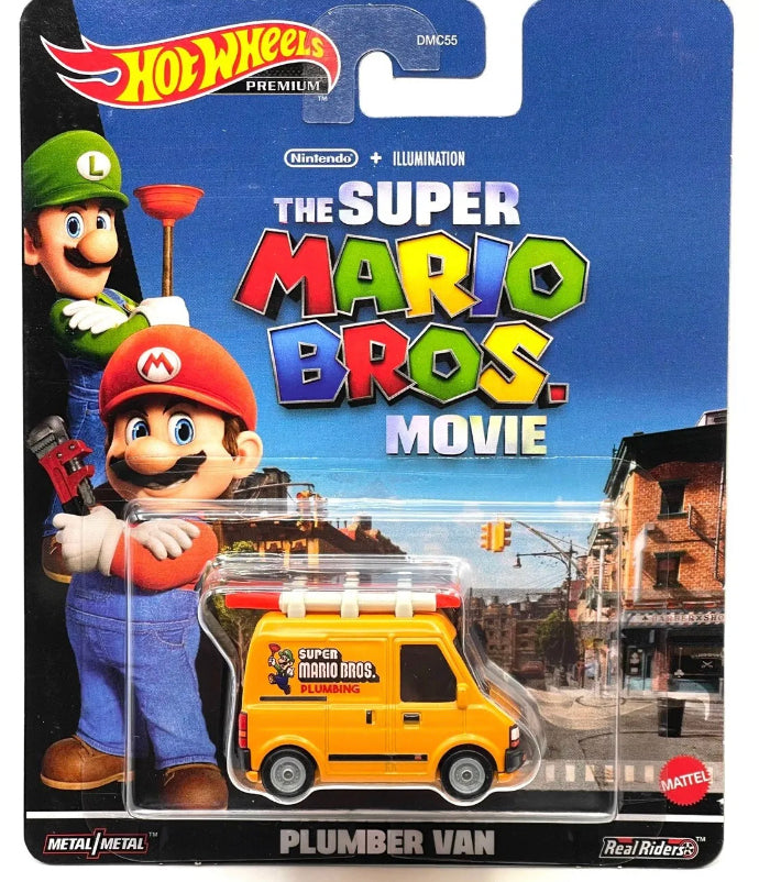 2023 Hot Wheels Premium Super Mario Bros. Movie PLUMBER VAN