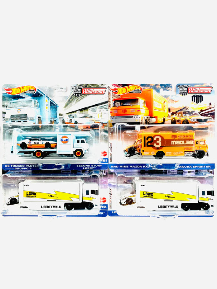 HOT WHEELS 2023 TEAM TRANSPORT FACTORY SEALED CASE V