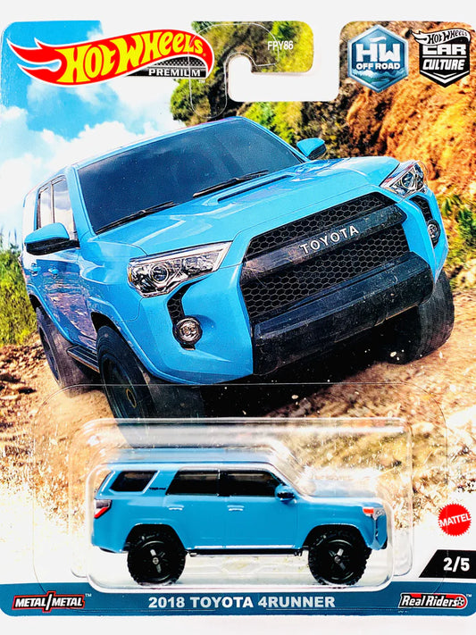 HOT WHEELS 2023 CAR CULTURE OFF-ROAD CASE F 2018 TOYOTA 4RUNNER