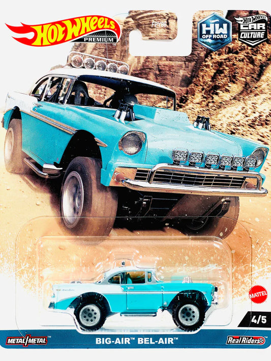 HOT WHEELS 2023 CAR CULTURE OFF-ROAD CASE F BIG-AIR BEL-AIR - Card