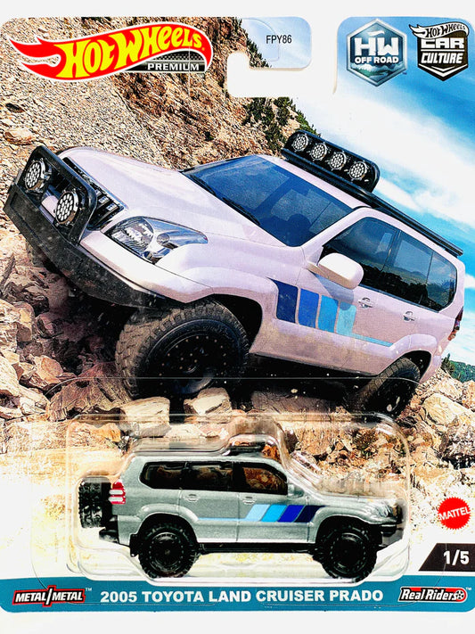 HOT WHEELS 2023 CAR CULTURE OFF-ROAD CASE F 2005 TOYOTA LAND CRUISER PRADO -